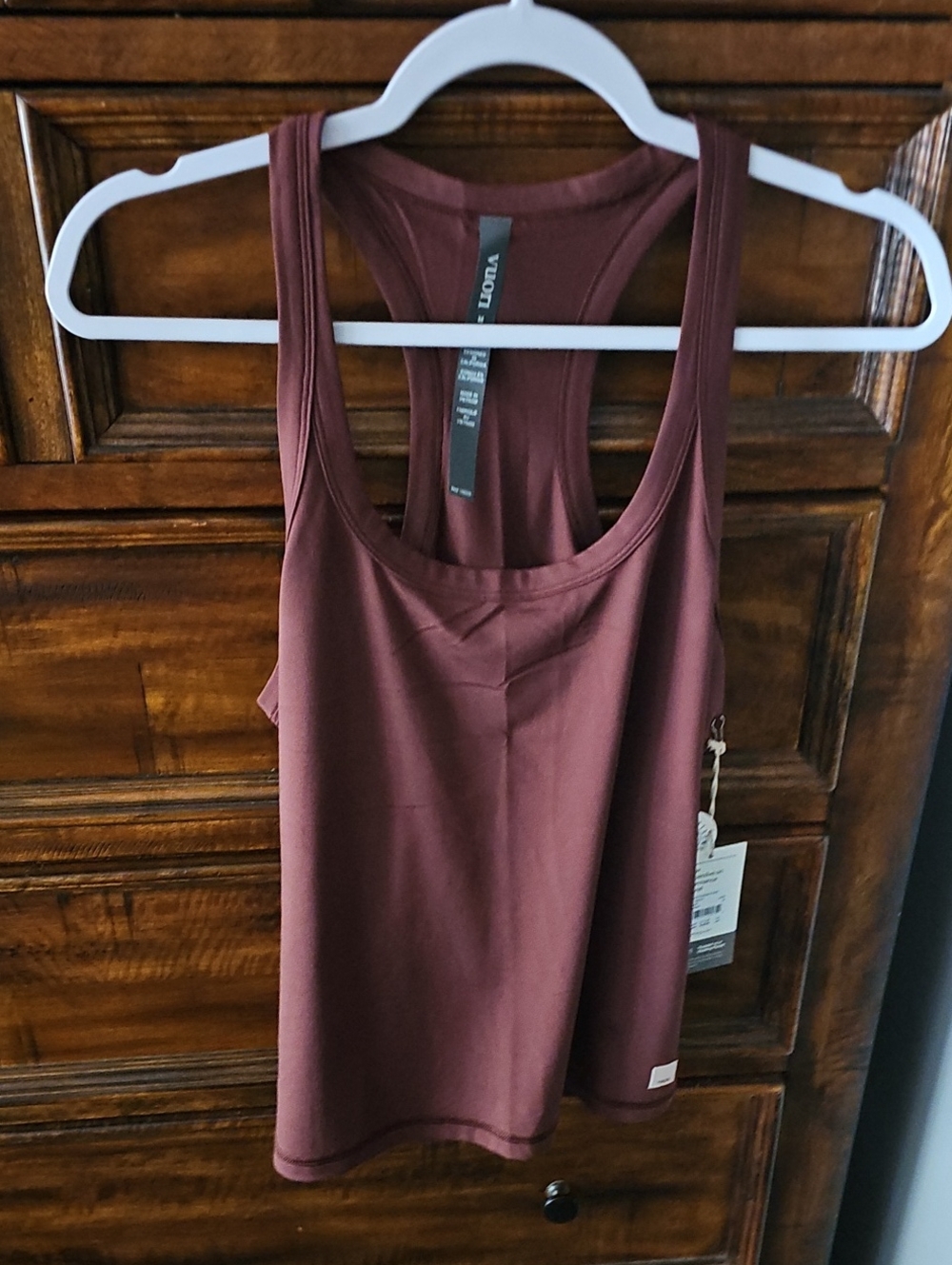 Vuori Nwts Womens Lux Racerback Tank!! Burnt Sienna, Sz Medium!!